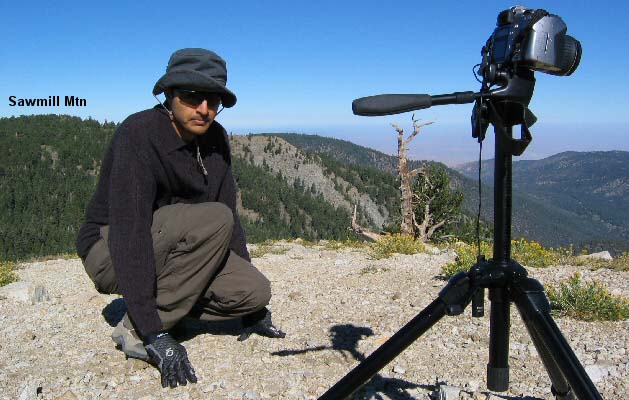 Imaging at 8831 ft on summit of Mt. Pinos (Condor Lookout)