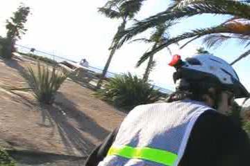 Still from bike-cam video