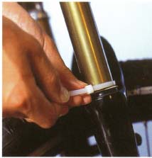 setting sag on front suspension