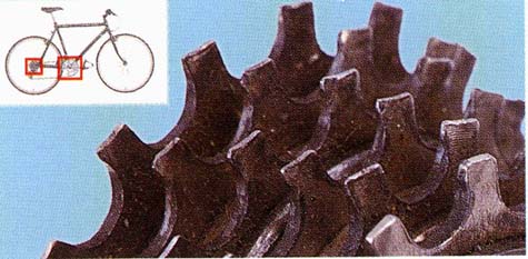 Worn teeth