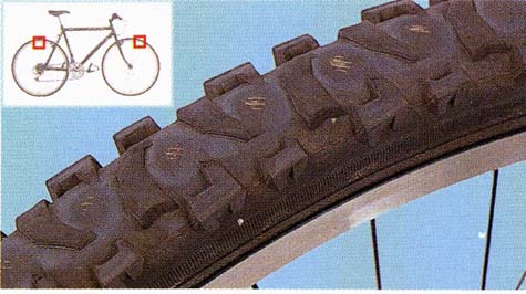 Worn tread