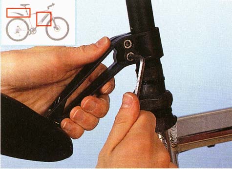 Fasten a mudguard to the seat pin and you will block much of the spray from the back wheel. For the front wheel, fit a guard that clips onto the frame and is secured in place with tie-wraps. Full mudguards, which attach to the fork and rear dropout, give almost full protection for on-road biking but get clogged up off-road.
