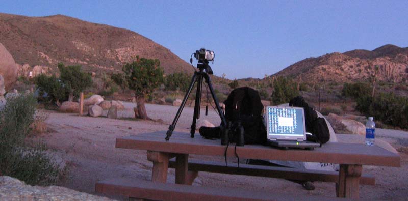 Astrophotography setup